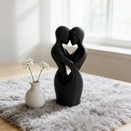 Connected Hearts Couple Sculpture