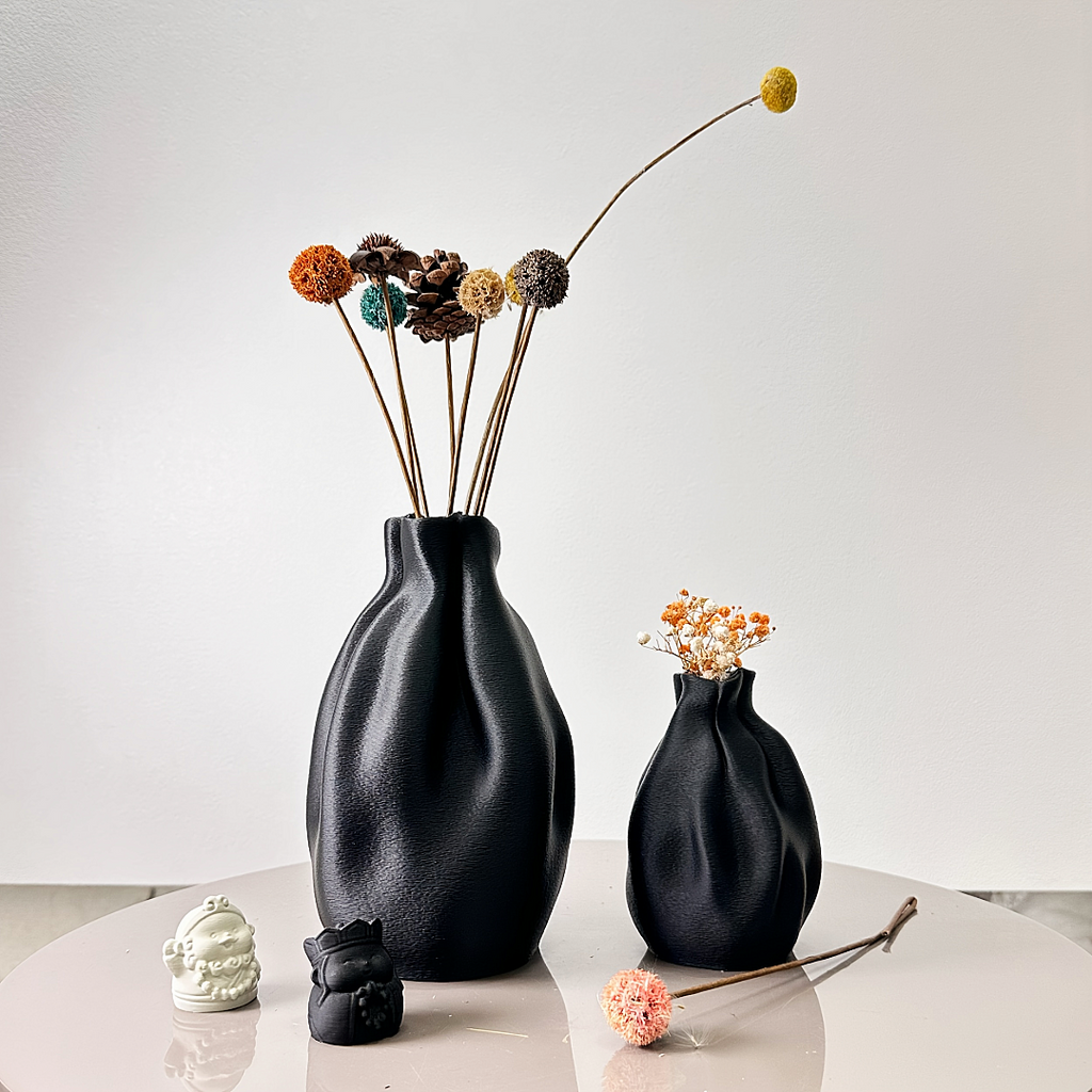 Soft Fold Sculptural Vase