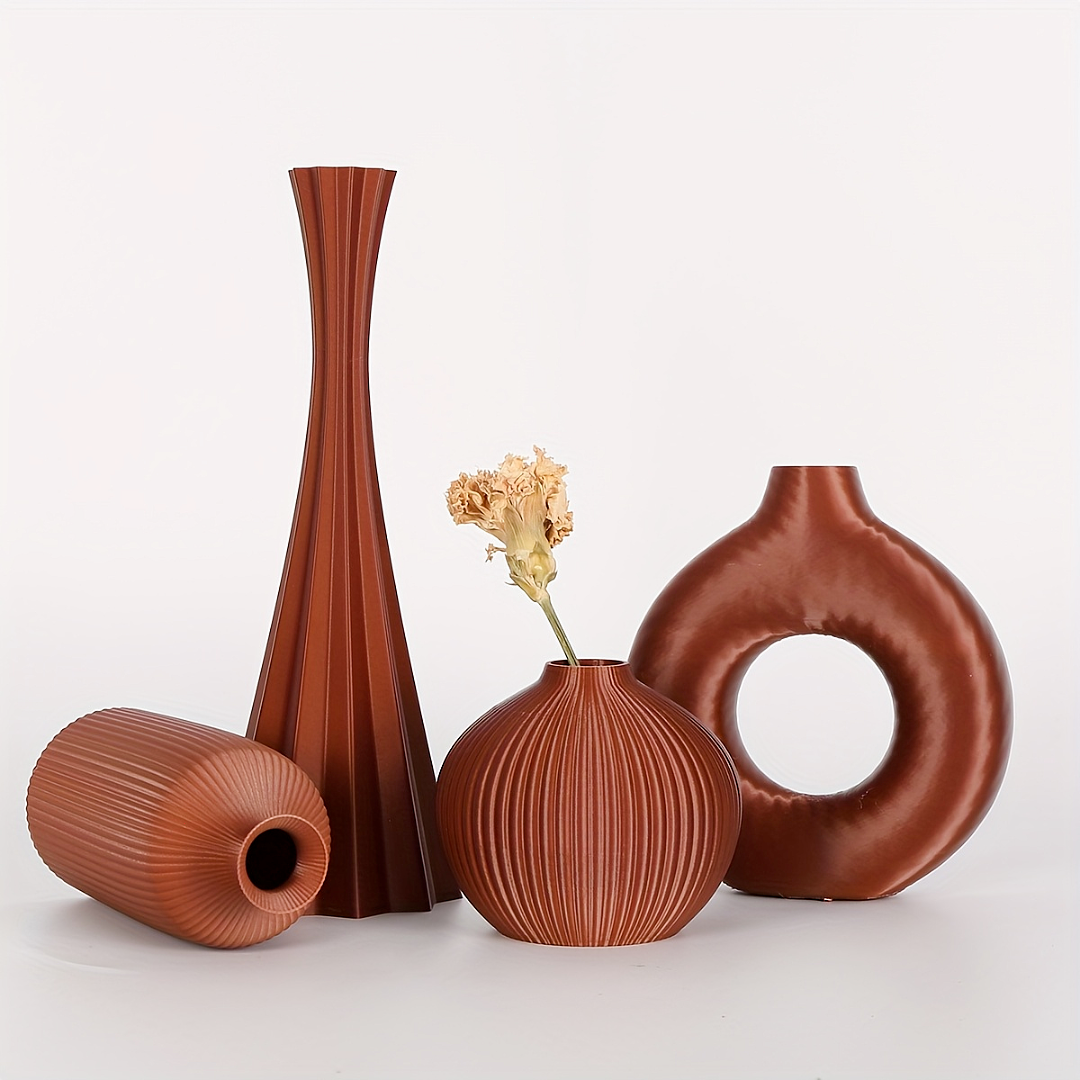 Abstract Sculptural Vase Set
