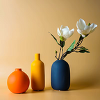 Minimal Ceramic Bottle Vase