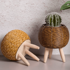 Rattan Woven Plant Pot