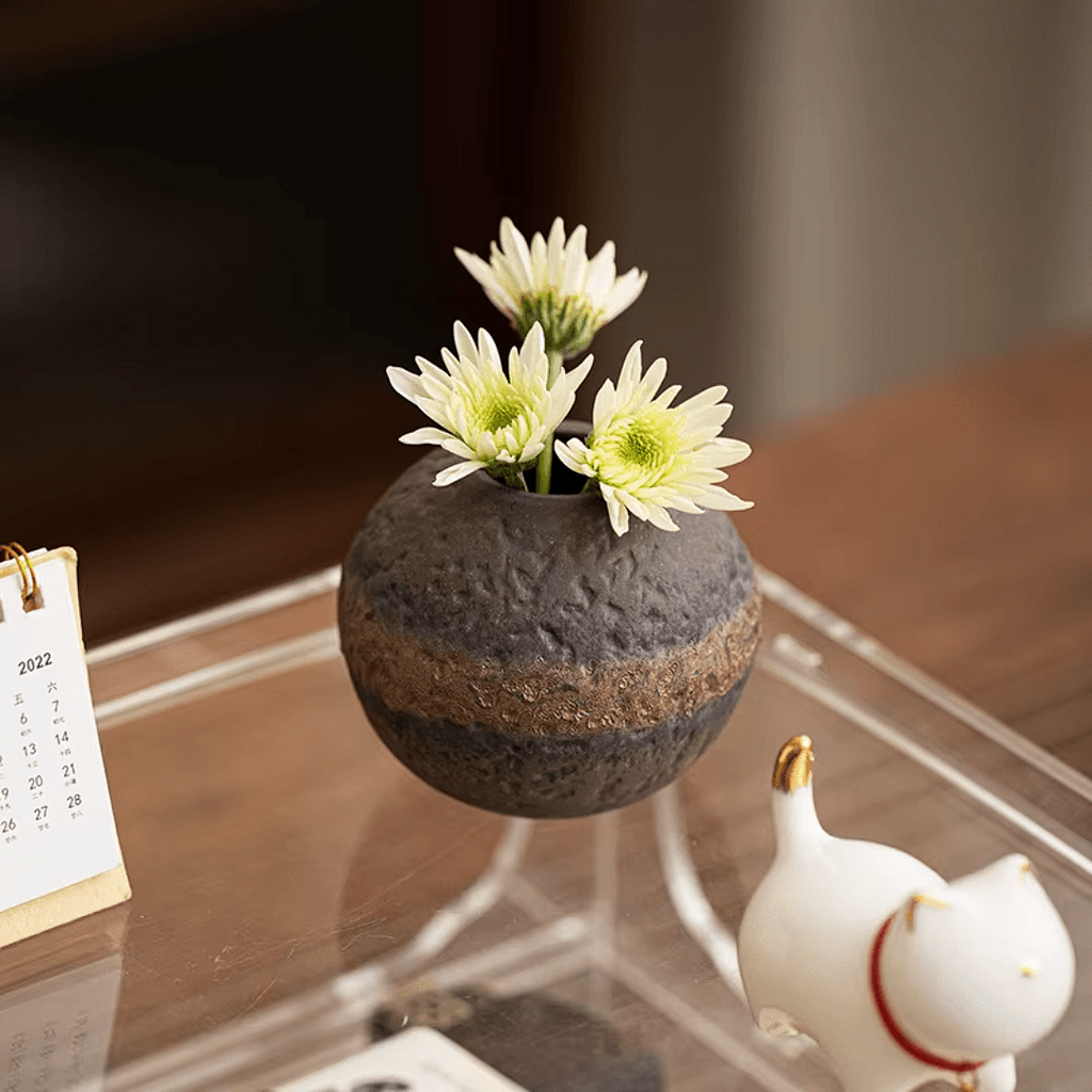 Hand-Textured Ceramic Vases