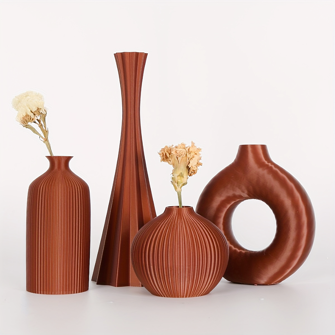 Abstract Sculptural Vase Set