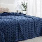 Thick Plush Fleece Throw Blanket