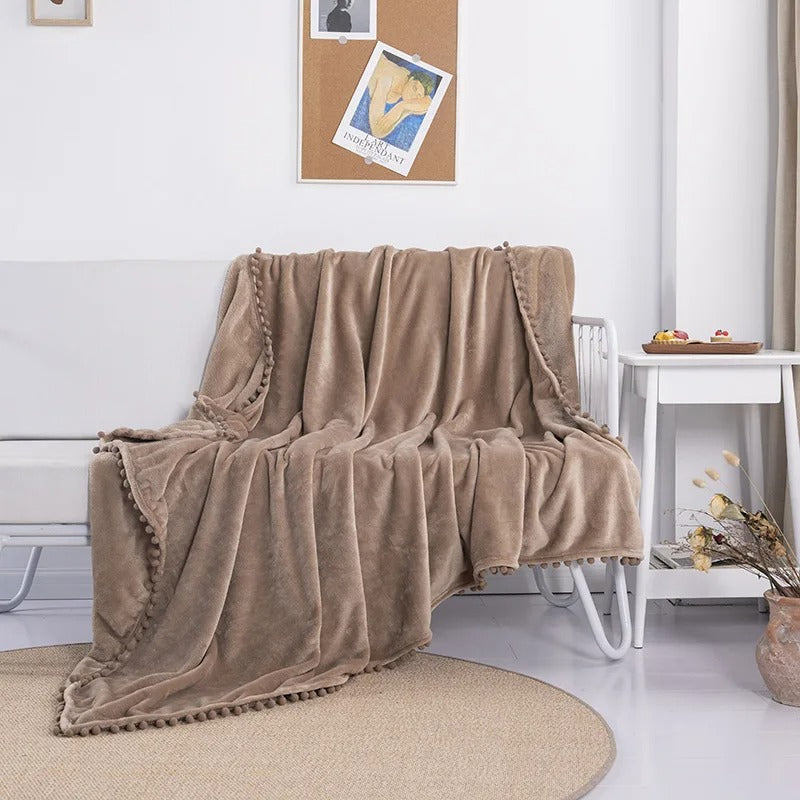 Soft Fleece Flannel Throw Blanket