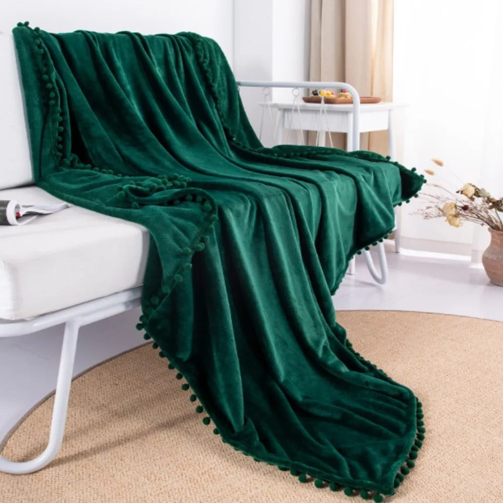 Soft Fleece Flannel Throw Blanket
