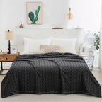 Thick Plush Fleece Throw Blanket