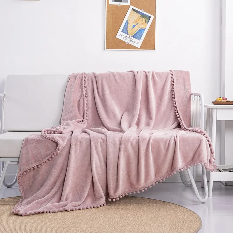 Soft Fleece Flannel Throw Blanket