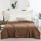Thick Plush Fleece Throw Blanket